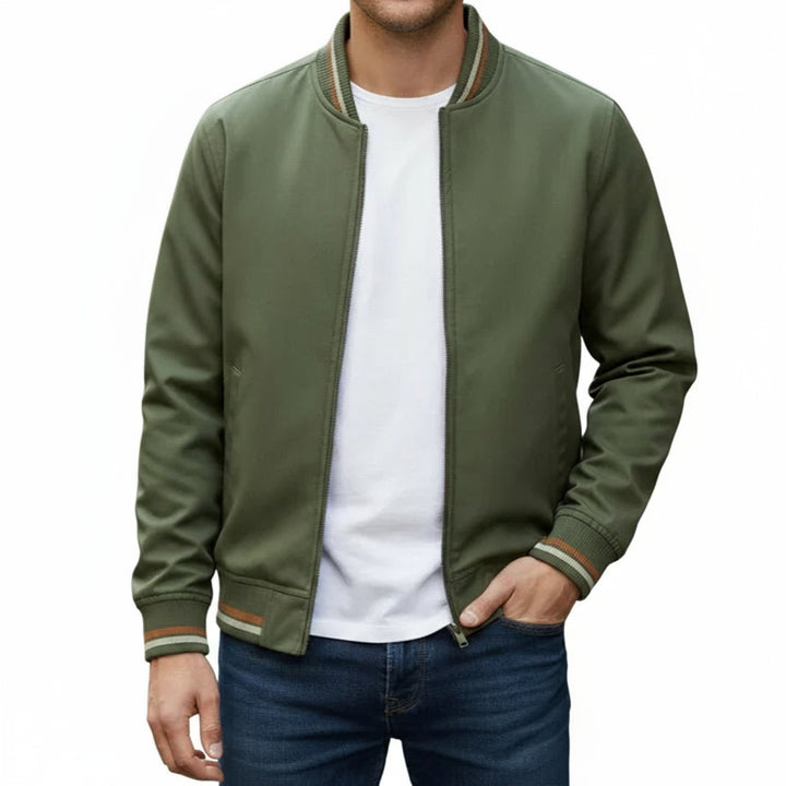 Men’s Zip-Up Bomber Jacket