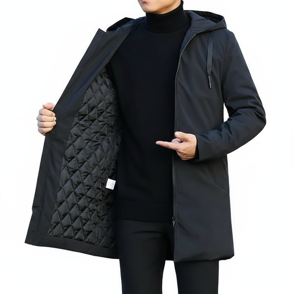 Men’s Quilted Hooded Coat
