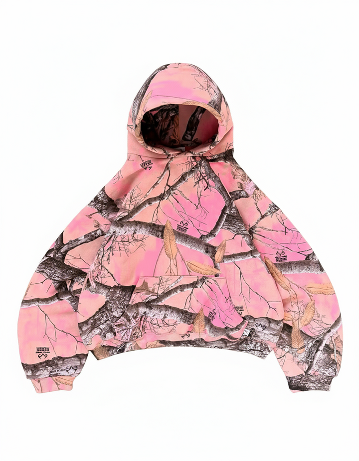 Unisex Pink Camo Hoodie
