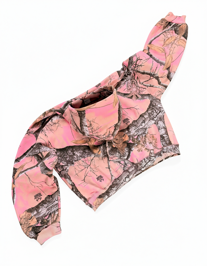 Unisex Pink Camo Hoodie