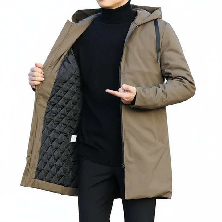 Men’s Quilted Hooded Coat