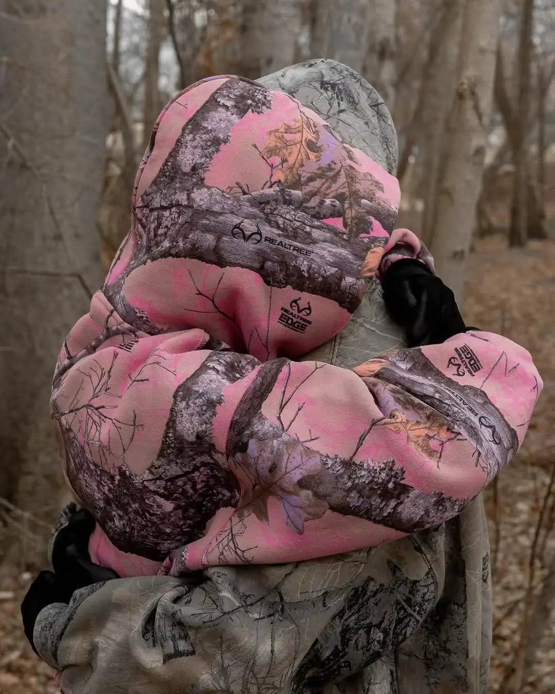 Unisex Pink Camo Hoodie