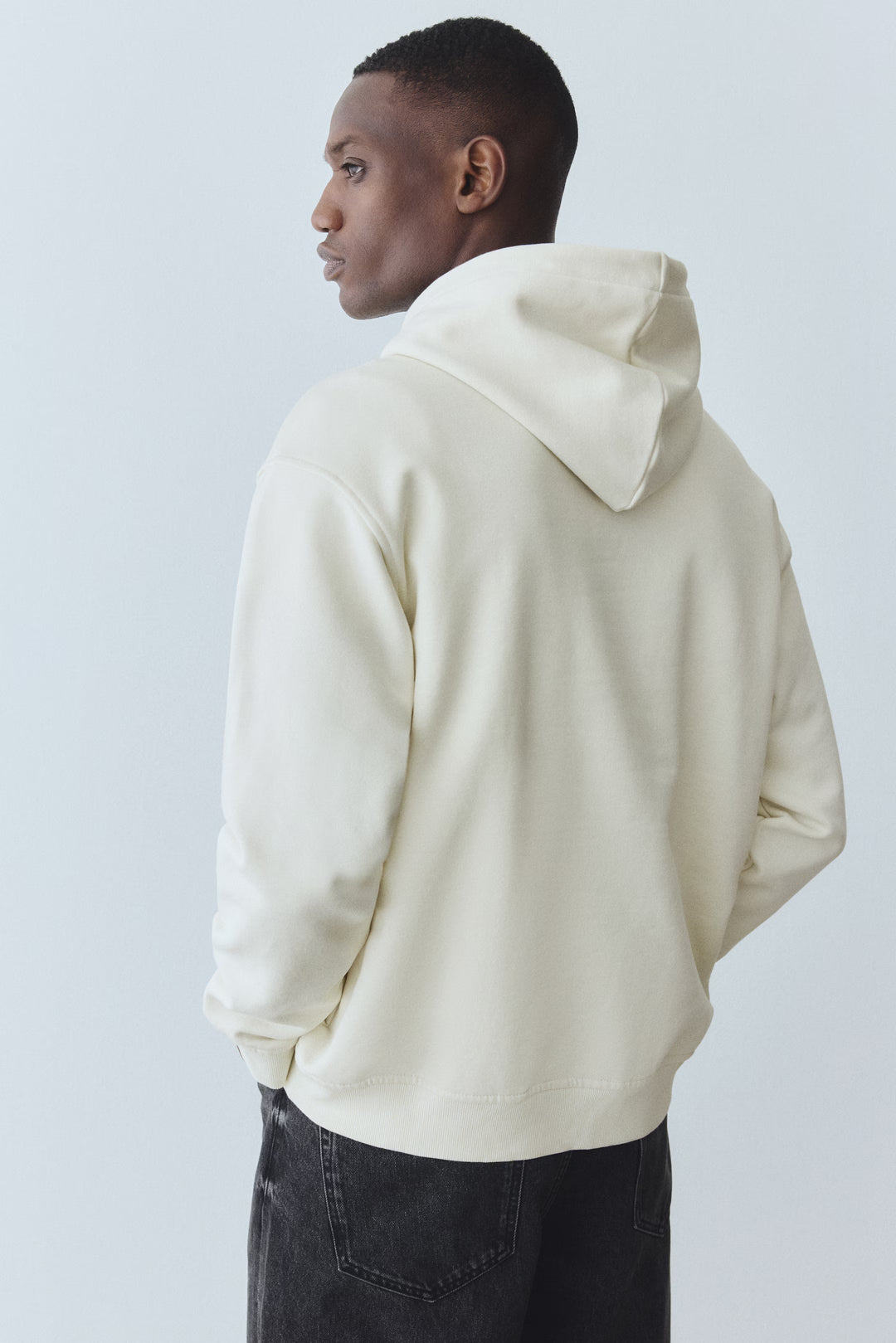 Men’s Loose Fit Hoodie – Soft Cotton Blend Sweatshirt