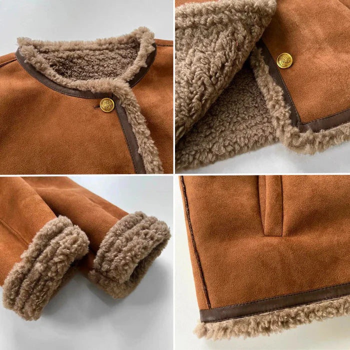 Women’s Winter Coat with Button Closure and Cozy Lining