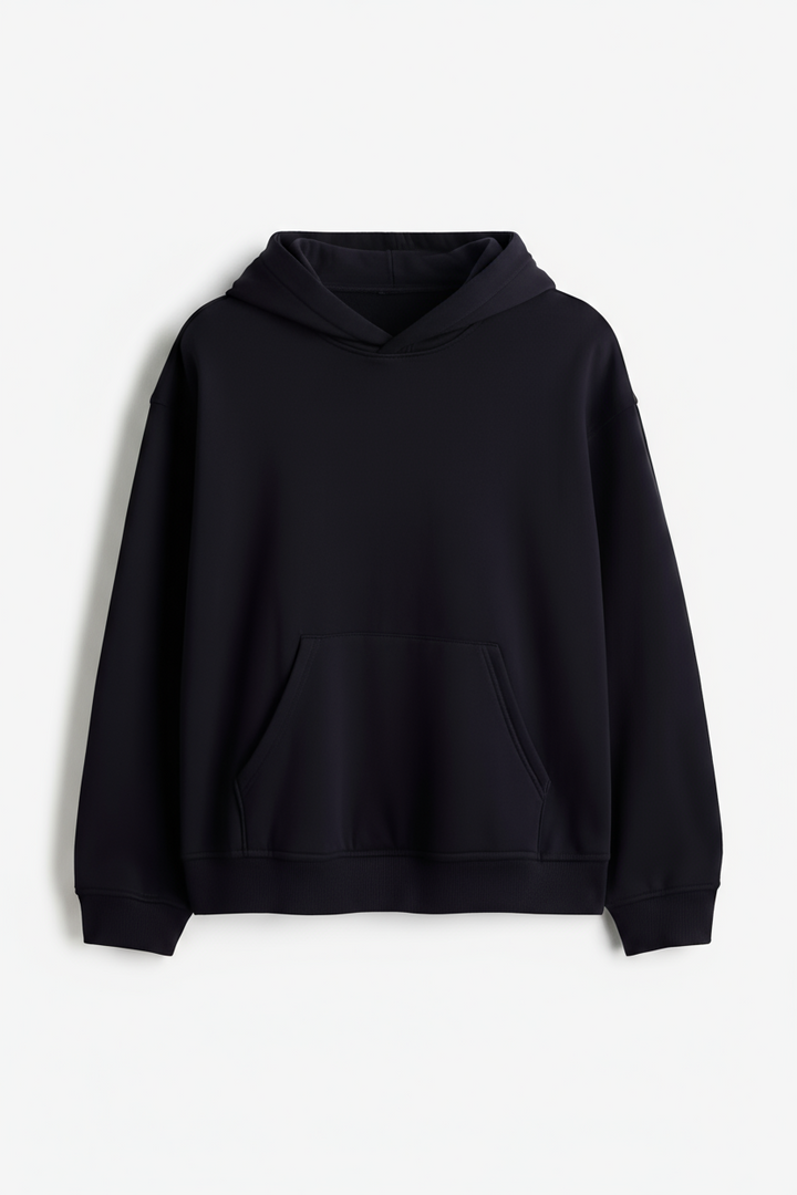 Men’s Loose Fit Hoodie – Soft Cotton Blend Sweatshirt