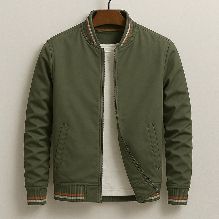 Men’s Zip-Up Bomber Jacket