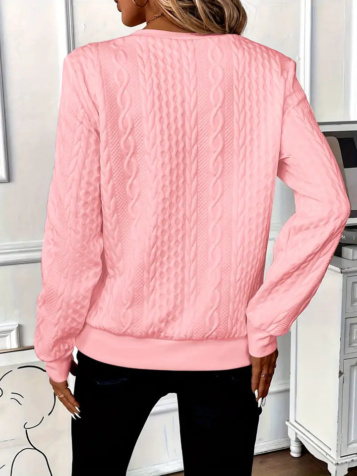 Women's Sweater with Zipper