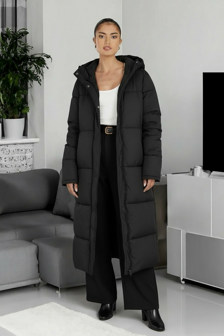 Cozy Oversized Shearling Coat for Women